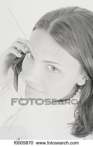 Stock Image - inside, indoors, woman, women, people, portrait. Fotosearch