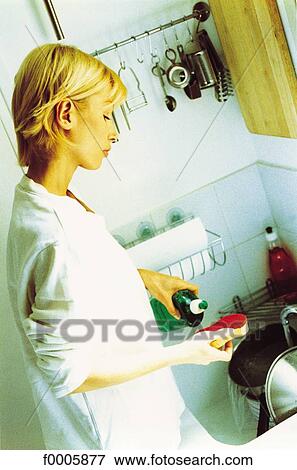inside, indoors, woman, women, people, blond hair View Large Photo Image Stock Photo - inside, indoors, woman, women, people, blond hair. Fotosearch