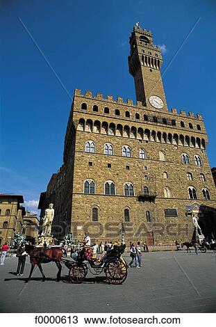 Italy, Europe, barouche, monument, harnessing, Florence, Palazzo Vecchio View Large Photo Image Stock Image - Italy, Europe, barouche, monument, harnessing, Florence, Palazzo Vecchio. Fotosearch