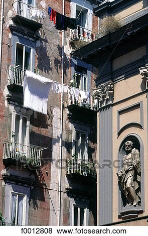 Stock Photo - Italy, travel, travel Europe, Campania, Naples, exterior, open air. Fotosearch