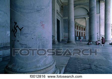 Stock Photograph - Italy, travel, travel Europe, Campania, Naples, inside. Fotosearch