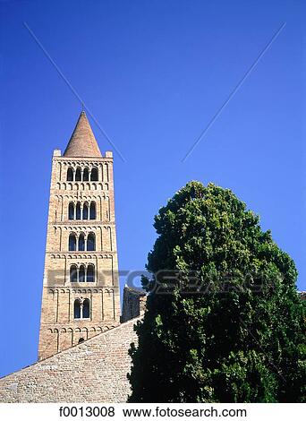 Stock Photo - Italy, travel, travel Europe, exterior, open air, Emilia-Romagnia, Pomposa. Fotosearch