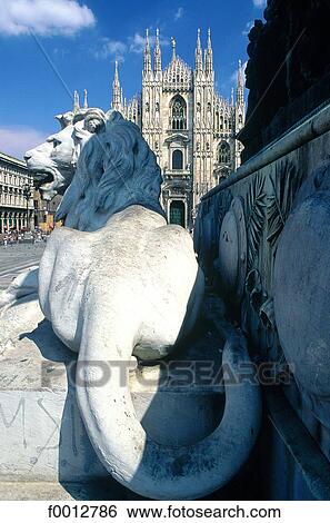 Stock Photograph - Italy, travel, travel Europe, Lombardie, Milan, exterior, open air. Fotosearch