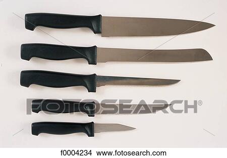 Picture - knife, blade, cooking, cutting, kitchen utensil, razor clam. Fotosearch