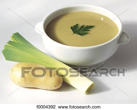 leek, potato, aliment, vegetable, leaf vegetable, tuber, root View Large Photo Image Stock Image - leek, potato, aliment, vegetable, leaf vegetable, tuber, root. Fotosearch