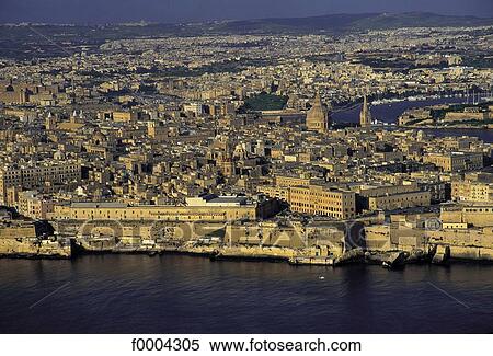 Malta, town, city, air view, aerial view, Europe, La Valette View Large Photo Image Stock Photography - Malta, town, city, air view, aerial view, Europe, La Valette. Fotosearch