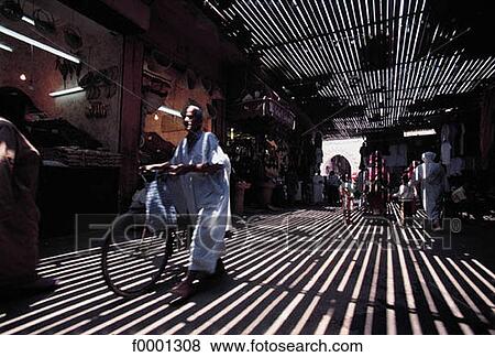 Stock Photo - market, Morocco, Northern Africa, Marrakesh, exterior, open air. Fotosearch