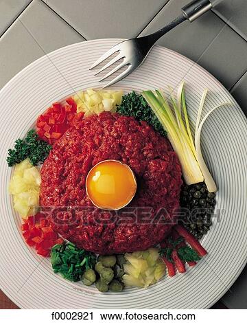 meat, steack tartare, raw meat, egg, eggs, condiment, gastronomy View Large Photo Image Stock Image - meat, steack tartare, raw meat, egg, eggs, condiment, gastronomy. Fotosearch