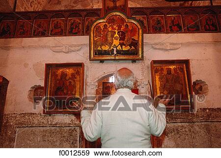 Middle East, Syria, Maaloula, church, Saint Serge, travel, travel inside View Large Photo Image Stock Photo - Middle East, Syria, Maaloula, church, Saint Serge, travel, travel inside. Fotosearch