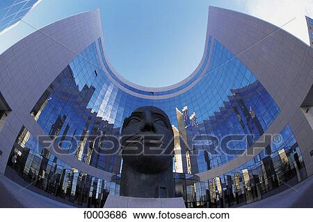 modern architecture, sculpture, statue, building, buildings, modern building, reflection View Large Photo Image Stock Photograph - modern architecture, sculpture, statue, building, buildings, modern building, reflection. Fotosearch
