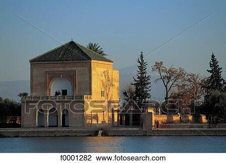 Morocco, Northern Africa, monument, Marrakesh, Menara, exterior View Large Photo Image Stock Image - Morocco, Northern Africa, monument, Marrakesh, Menara, exterior. Fotosearch