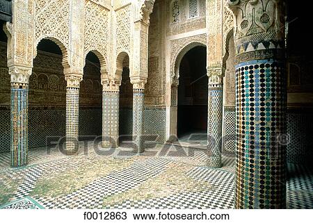 Morocco, Northern Africa, travel, travel exterior, open air, architecture, Islamic architecture View Large Photo Image Stock Image - Morocco, Northern Africa, travel, travel exterior, open air, architecture, Islamic architecture. Fotosearch