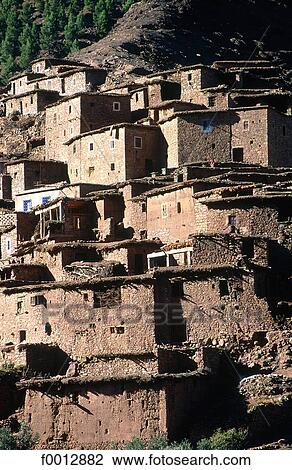 Morocco, Northern Africa, travel, travel exterior, open air, village View Large Photo Image Stock Image - Morocco, Northern Africa, travel, travel exterior, open air, village. Fotosearch