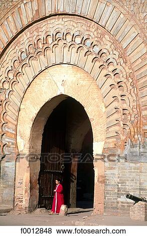 Morocco, Northern Africa, travel, travel exterior, open air, rampart View Large Photo Image Stock Photo - Morocco, Northern Africa, travel, travel exterior, open air, rampart. Fotosearch