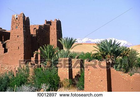 Morocco, Northern Africa, travel, travel exterior, open air, Haut Atlas, architecture View Large Photo Image Stock Photo - Morocco, Northern Africa, travel, travel exterior, open air, Haut Atlas, architecture. Fotosearch
