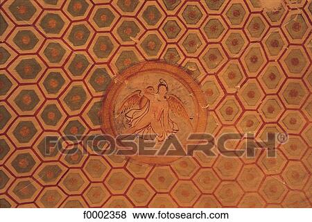 Stock Photo - mosaic, antiquity, museum, Middle East, Syria, Palmyra, Antic art. Fotosearch