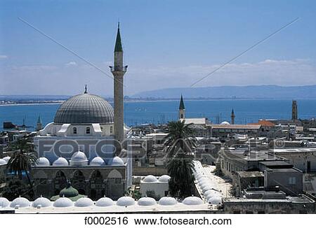mosque, minaret, Islam, Israel, Middle East, Islamic architecture, sea View Large Photo Image Stock Photograph - mosque, minaret, Islam, Israel, Middle East, Islamic architecture, sea. Fotosearch