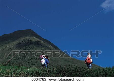 mountain, mountains, sky, people, child, children View Large Photo Image Stock Image - mountain, mountains, sky, people, child, children. Fotosearch