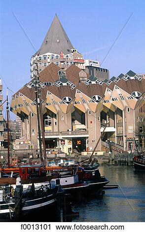 Stock Image - Netherlands, Europe, exterior, open air, travel, travel Holland, Rotterdam. Fotosearch