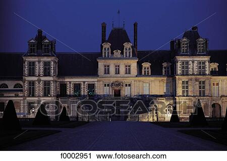 night, castle, yard, Cour des Adieux, Castle of Fontainebleau, Europe, Fontainebleau View Large Photo Image Stock Image - night, castle, yard, Cour des Adieux, Castle of Fontainebleau, Europe, Fontainebleau. Fotosearch