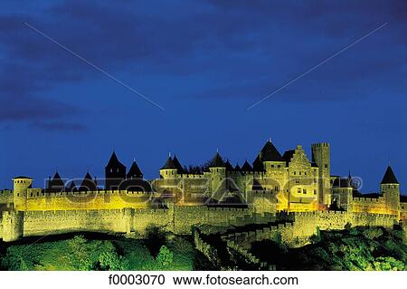 night, mediaeval city, medieval city, castle, fortified castle, rampart, fortification View Large Photo Image Stock Image - night, mediaeval city, medieval city, castle, fortified castle, rampart, fortification. Fotosearch