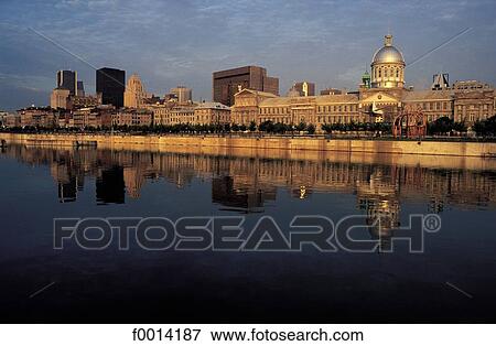 Stock Photo - North America, exterior, open air, travel, travel Canada, Quebec. Fotosearch