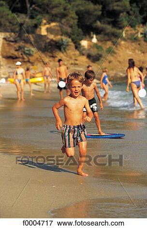 people, child, children, boy, sea, running, run View Large Photo Image Stock Photo - people, child, children, boy, sea, running, run. Fotosearch