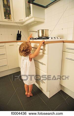 people, child, children, girl, inside, indoors, kitchen View Large Photo Image Stock Photograph - people, child, children, girl, inside, indoors, kitchen. Fotosearch