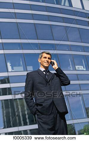 Stock Photo - people, exterior, open air, men, businessman. Fotosearch
