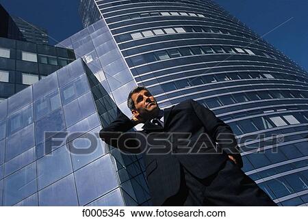 Stock Photography - people, exterior, open air, men, businessman. Fotosearch