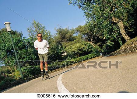 people, exterior, open air, roller blade, sport, sports View Large Photo Image Stock Photograph - people, exterior, open air, roller blade, sport, sports. Fotosearch