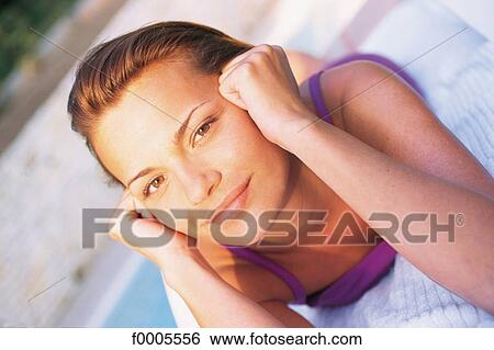 people, exterior, open air, vacation, holidays, tanning View Large Photo Image Stock Photograph - people, exterior, open air, vacation, holidays, tanning. Fotosearch