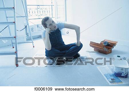 people, home, tired, tiredness, exhaustion, exhausted View Large Photo Image Stock Photo - people, home, tired, tiredness, exhaustion, exhausted. Fotosearch