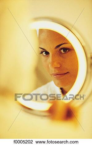 Stock Image - people, inside, indoors, woman, women, beauty. Fotosearch