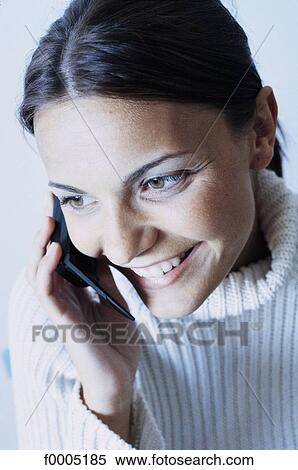 Stock Photography - people, inside, indoors, woman, women, face. Fotosearch