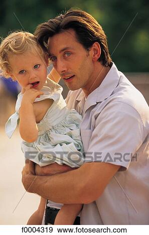 Stock Photo - people, men, child, children, father, daddy. Fotosearch