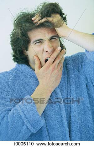 people, men, robe, dark hair, dark-haired View Large Photo Image Stock Image - people, men, robe, dark hair, dark-haired. Fotosearch