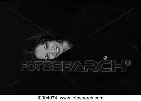 Picture - people, woman, women, dark hair, dark-haired, asian. Fotosearch