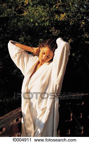 Stock Image - people, woman, women, exterior, open air, relaxation. Fotosearch