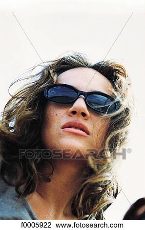 Stock Image - people, woman, women, exterior, open air, accessory. Fotosearch