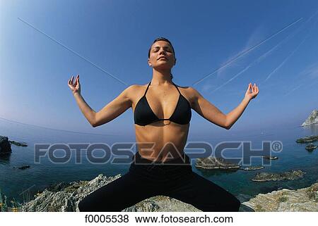 people, woman, women, exterior, open air, gymnastic View Large Photo Image Stock Photo - people, woman, women, exterior, open air, gymnastic. Fotosearch