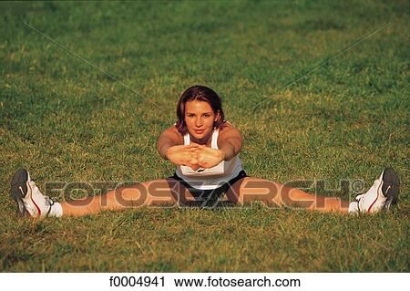 Stock Image - people, woman, women, sport, sports, exterior. Fotosearch