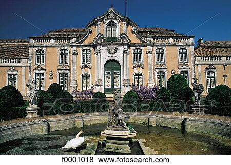 Portugal, Europe, Queluz Palace, Queluz, palace, exterior View Large Photo Image Stock Photo - Portugal, Europe, Queluz Palace, Queluz, palace, exterior. Fotosearch