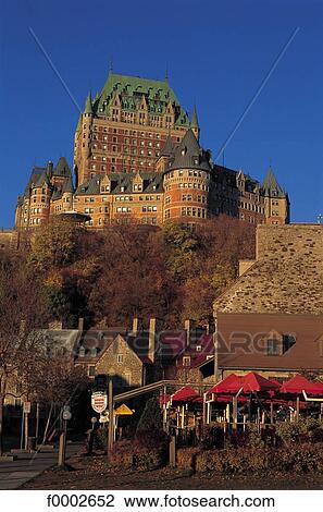 Quebec, fCanada, Castle of Frontenac, castle, North America, autumn View Large Photo Image Stock Image - Quebec, fCanada, Castle of Frontenac, castle, North America, autumn. Fotosearch