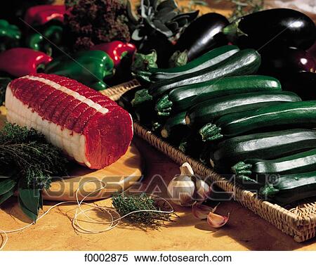 raw meat, red meat, beef, meat, roast beef, courgette, vegetable View Large Photo Image Stock Photography - raw meat, red meat, beef, meat, roast beef, courgette, vegetable. Fotosearch