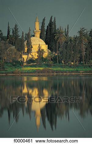 reflection, reflecting, reflect, Cyprus, Europe, Salted Lake, Tekke Hala Sultan Mosque View Large Photo Image Stock Image - reflection, reflecting, reflect, Cyprus, Europe, Salted Lake, Tekke Hala Sultan Mosque. Fotosearch