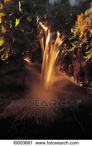 Stock Image - religion, water, Europe, France, French, French Lourdes Grotto, Hautes Pyrenees. Fotosearch