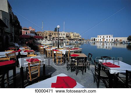 restaurant, cafe terrace, Greece, Europe, Crete, Rethymnon View Large Photo Image Stock Image - restaurant, cafe terrace, Greece, Europe, Crete, Rethymnon. Fotosearch