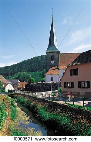river, church, Christian architecture, village, traditional dwelling, house, Alsace View Large Photo Image Stock Image - river, church, Christian architecture, village, traditional dwelling, house, Alsace. Fotosearch
