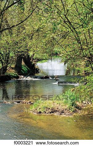 Stock Image - river, landscape, landscapes, scene, scenery, scenes, sceneries. Fotosearch